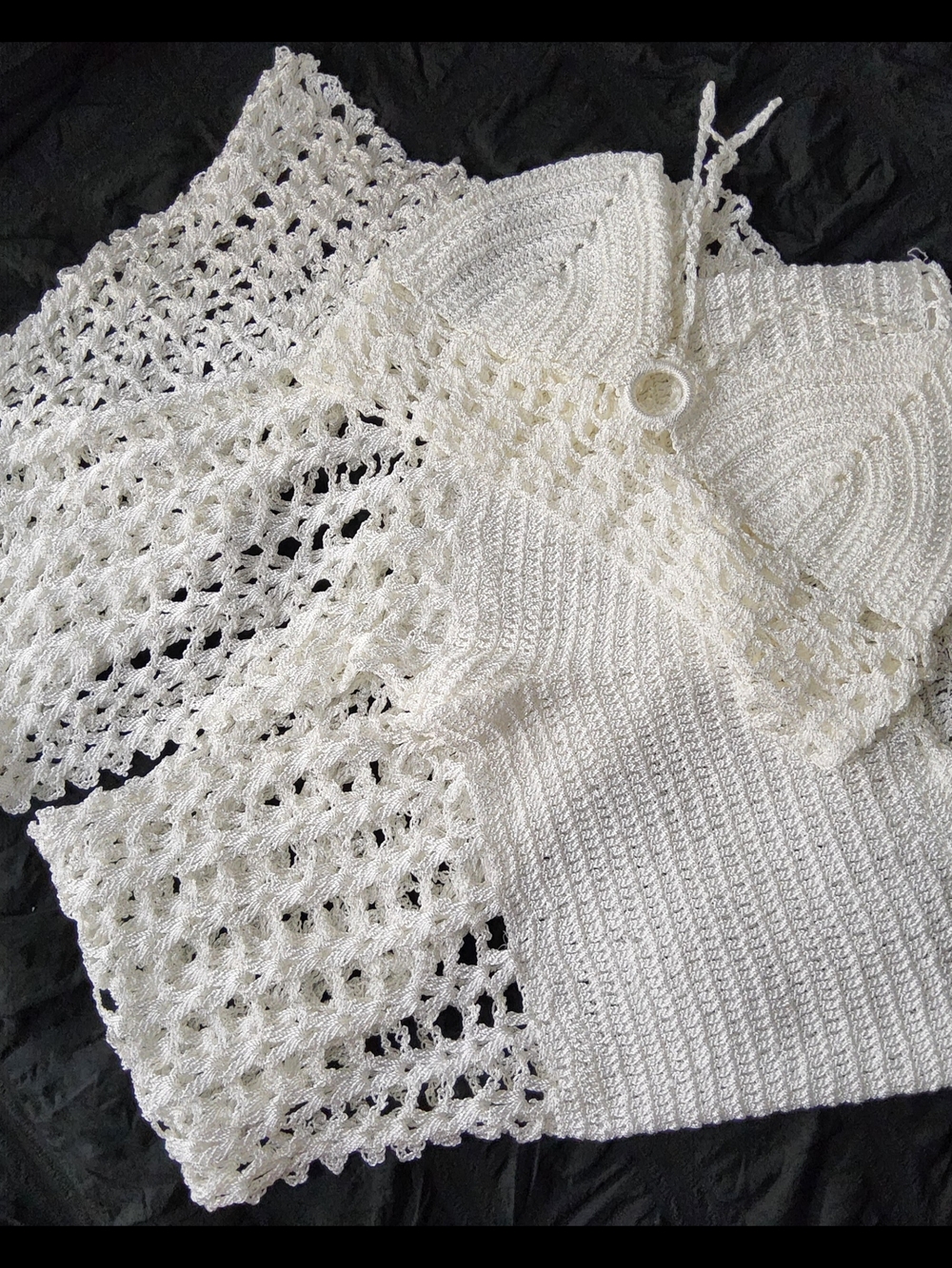 Women's  Crochet Pants And Crop Top